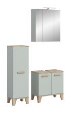 Badezimmer-Set >Star< in Hellgrün - 109x190x34cm (BxHxT)