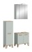 Badezimmer-Set >Star< in Hellgrün - 109x190x34cm (BxHxT)