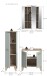 Badezimmer-Set >Star< in Hellgrün - 109x190x34cm (BxHxT)