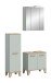 Badezimmer-Set >Star< in Hellgrün - 109x190x34cm (BxHxT)