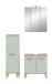 Badezimmer-Set >Star< in Hellgrün - 109x190x34cm (BxHxT)