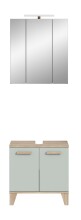 Badezimmer-Set >Star< in Hellgrün - 60x190x34cm (BxHxT)