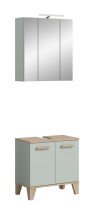 Badezimmer-Set >Star< in Hellgrün - 60x190x34cm (BxHxT)