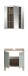 Badezimmer-Set >Star< in Hellgrün - 60x190x34cm (BxHxT)