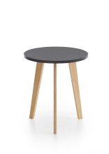 Couchtisch >Table< in Pinienholz / Schwarz,...