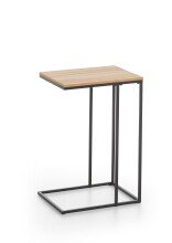 Couchtisch >Lisa< in Schwarz / Artisan, Metall/MDF...