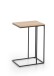 Couchtisch >Lisa< in Schwarz / Artisan, Metall/MDF - 30x58x40cm (BxHxT)