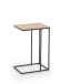 Couchtisch >Lisa< in Schwarz / Artisan, Metall/MDF - 30x58x40cm (BxHxT)