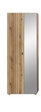 Garderobenschrank >Station< in Evoke Oak - 70x192x37cm (BxHxT)