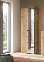 Garderobenschrank >Station< in Evoke Oak - 70x192x37cm (BxHxT)