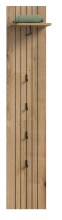 Garderobenpaneel >Station< in Evoke Oak -...