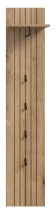 Garderobenpaneel >Station< in Evoke Oak - 31x160x27cm (BxHxT)