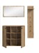 Garderoben-Set >Station< in Evoke Oak - 157x192x37cm (BxHxT)