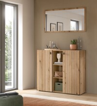 Garderoben-Set >Station< in Evoke Oak -...