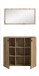 Garderoben-Set >Station< in Evoke Oak - 106x192x37cm (BxHxT)