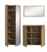 Garderoben-Set >Station< in Evoke Oak - 191x192x37cm (BxHxT)