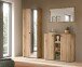 Garderoben-Set >Station< in Evoke Oak - 191x192x37cm (BxHxT)