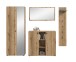 Garderoben-Set >Station< in Evoke Oak - 237x192x37cm (BxHxT)