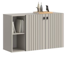 Schuhschrank >Station< in kaschmir - 106x63x37cm (BxHxT)