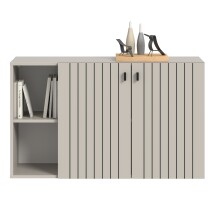 Schuhschrank >Station< in kaschmir - 106x63x37cm (BxHxT)