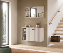 Schuhschrank >Station< in kaschmir - 106x63x37cm (BxHxT)