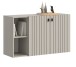 Schuhschrank >Station< in kaschmir - 106x63x37cm (BxHxT)