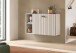 Schuhschrank >Station< in kaschmir - 106x63x37cm (BxHxT)