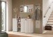 Garderoben-Set >Station< in kaschmir - 201x192x37cm (BxHxT)