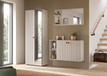 Garderoben-Set >Station< in kaschmir - 191x192x37cm...