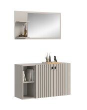Garderoben-Set >Station< in kaschmir - 106x192x37cm (BxHxT)