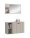 Garderoben-Set >Station< in kaschmir - 106x192x37cm (BxHxT)