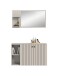 Garderoben-Set >Station< in kaschmir - 106x192x37cm (BxHxT)