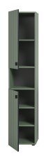 Garderobenschrank >Station< in Smoke Green - 40x192x37cm (BxHxT)