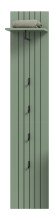 Garderobenpaneel >Station< in Smoke Green -...