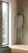 Garderobenpaneel >Station< in Smoke Green - 31x160x27cm (BxHxT)