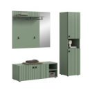Garderoben-Set >Station< in Smoke Green -...