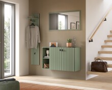 Garderoben-Set >Station< in Smoke Green -...