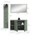 Garderoben-Set >Station< in Smoke Green - 152x192x37cm (BxHxT)