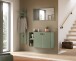 Garderoben-Set >Station< in Smoke Green - 152x192x37cm (BxHxT)