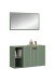 Garderoben-Set >Station< in Smoke Green - 106x192x37cm (BxHxT)