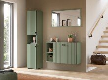Garderoben-Set >Station< in Smoke Green -...