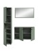 Garderoben-Set >Station< in Smoke Green - 161x192x37cm (BxHxT)