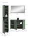 Garderoben-Set >Station< in Smoke Green - 161x192x37cm (BxHxT)