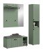 Garderoben-Set >Station< in Smoke Green - 161x192x37cm (BxHxT)