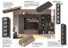 Wohnwand >Ilary< in Lava / Mercure Nachbildung Holzstruktur - 305x186x40 (BxHxT)