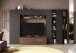 Wohnwand >Ilary< in Lava / Mercure Nachbildung Holzstruktur - 305x186x40 (BxHxT)