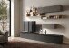 Wohnwand >Ilary< in Argilla / Eiche Cadiz / Lava - 276x200x40 (BxHxT)