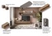 Wohnwand >Ilary< in Bronzo / Mercure Holzstruktur Nachbildung, Holzwerkstoff