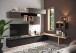 Wohnwand >Ilary< in Bronzo / Eiche Cadiz Nachbildung / Lava
, Holzwerkstoff
