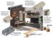 Wohnwand >Ilary< in Argilla / Eiche Cadiz Nachbildung / Piombo
, Holzwerkstoff